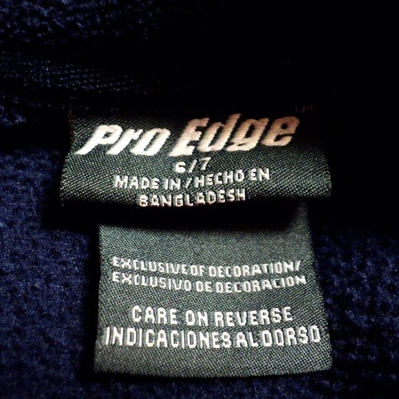 Pitt Panthers Fleece Child Size 6/7 Navy Blue Long Sleeves Unisex Boys Girls - Picture 5 of 5